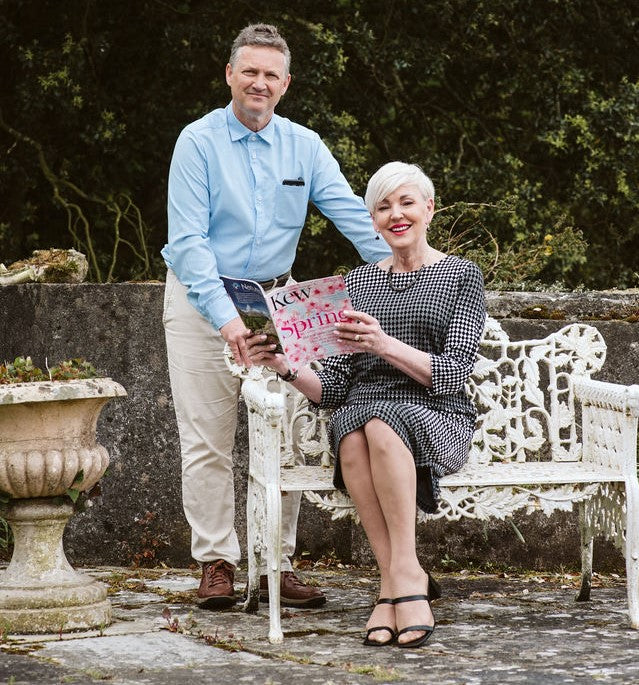 smart gentleman and lady dressed in Comfort clothing adapted garments