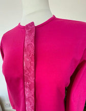 Load image into Gallery viewer, The Annabelle  Cardigan  Cerise Pink
