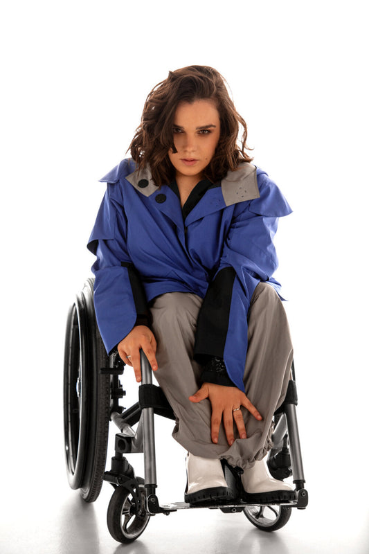 Unisex 'Puffin Jacket' by Alexa Kutas - World's First Runway Model in a wheelchair